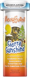 Meowijuana Sierra Sunshine Sunflower, Honeysuckle, Silvervine Catnip Blend, 26-gm bottle