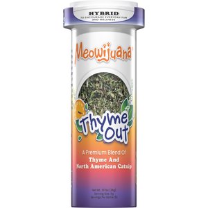 Meowijuana Thyme Out Blend Catnip, 0.92-oz bottle