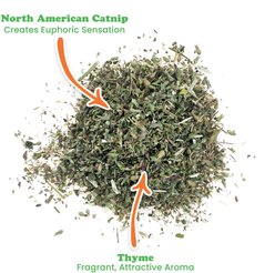 Meowijuana Thyme Out Blend Catnip, 0.92-oz bottle slide 2 of 5