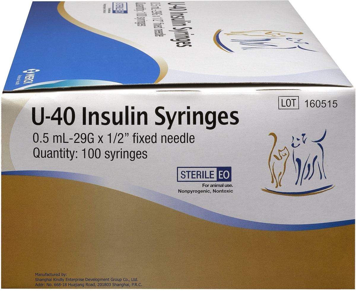Merck Inulin MERCK Insulin Syringes U-40 0.5-in x 29G, 0.5-cc - Easy Refills | Chewy Rx