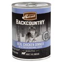 Merrick Backcountry Grain-Free Wet Dog Food 96% Real Chicken Recipe, 12.7-oz can, case of 12