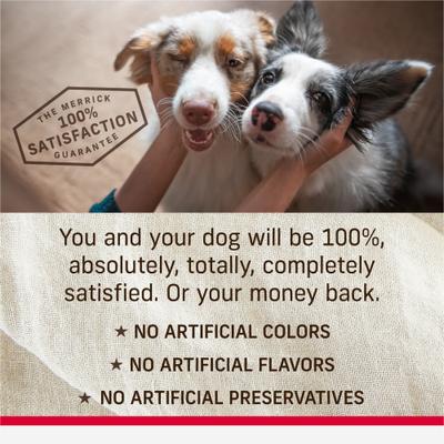 Show full view: Merrick Backcountry Raw Infused Dry Dog Food Great Plains Red Meat Recipe with Healthy Grains, 20-lb bag slide 8 of 13