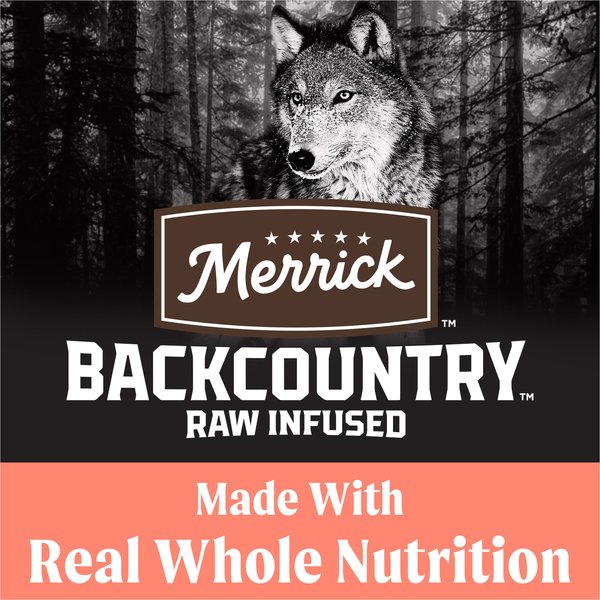 Merrick Backcountry Raw Infused Grain-Free Chicken-Free Pacific Catch Recipe Dry Dog Food