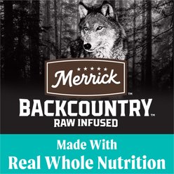 Merrick Backcountry Raw Infused Grain-Free Game Bird Recipe Freeze-Dried Dog Food, 20-lb bag slide 2 of 9