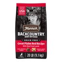 Merrick Backcountry Raw Infused Grain-Free Great Plains Red Recipe Freeze-Dried Dog Food, 20-lb bag