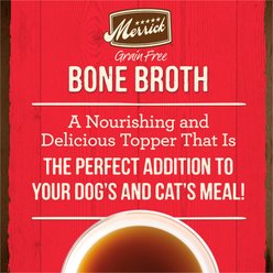 Merrick Beef Bone Broth Grain-Free Wet Dog & Cat Food Topper, 16-oz pouch slide 2 of 8