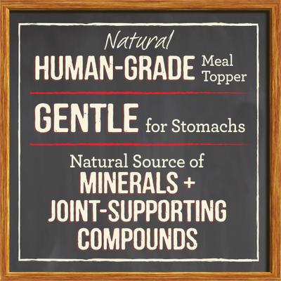 Show full view: Merrick Chicken Bone Broth Grain-Free Wet Dog Food Topper, 7-oz pouch slide 8 of 12