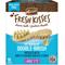 Show in main carousel: Merrick Fresh Kisses Double-Brush Mint Breath Strip Infused Large Dental Dog Treats, 16 count slide 1 of 11