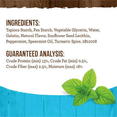 Show full view: Merrick Fresh Kisses Double-Brush Mint Breath Strip Infused Large Dental Dog Treats, 22 count slide 5 of 11