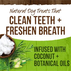 Merrick Fresh Kisses Infused with Coconut Oil & Botanicals Large Dental Dog Treats, 22 count slide 2 of 8