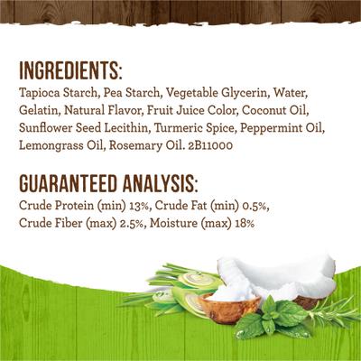 Show full view: Merrick Fresh Kisses Infused with Coconut Oil & Botanicals Large Dental Dog Treats, 22 count slide 5 of 11