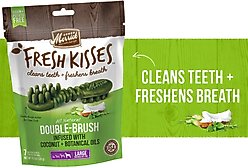Merrick Fresh Kisses Infused with Coconut Oil & Botanicals Large Dental Dog Treats, 7 count slide 2 of 8