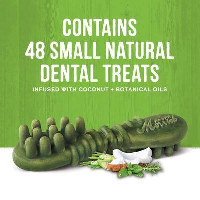 Show full view: Merrick Fresh Kisses Infused with Coconut Oil & Botanicals Small Dental Dog Treats, 36 count slide 4 of 11