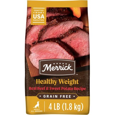 Merrick Merrick Grain-Free Dry Dog Food Healthy Weight Recipe, 4-lb bag
