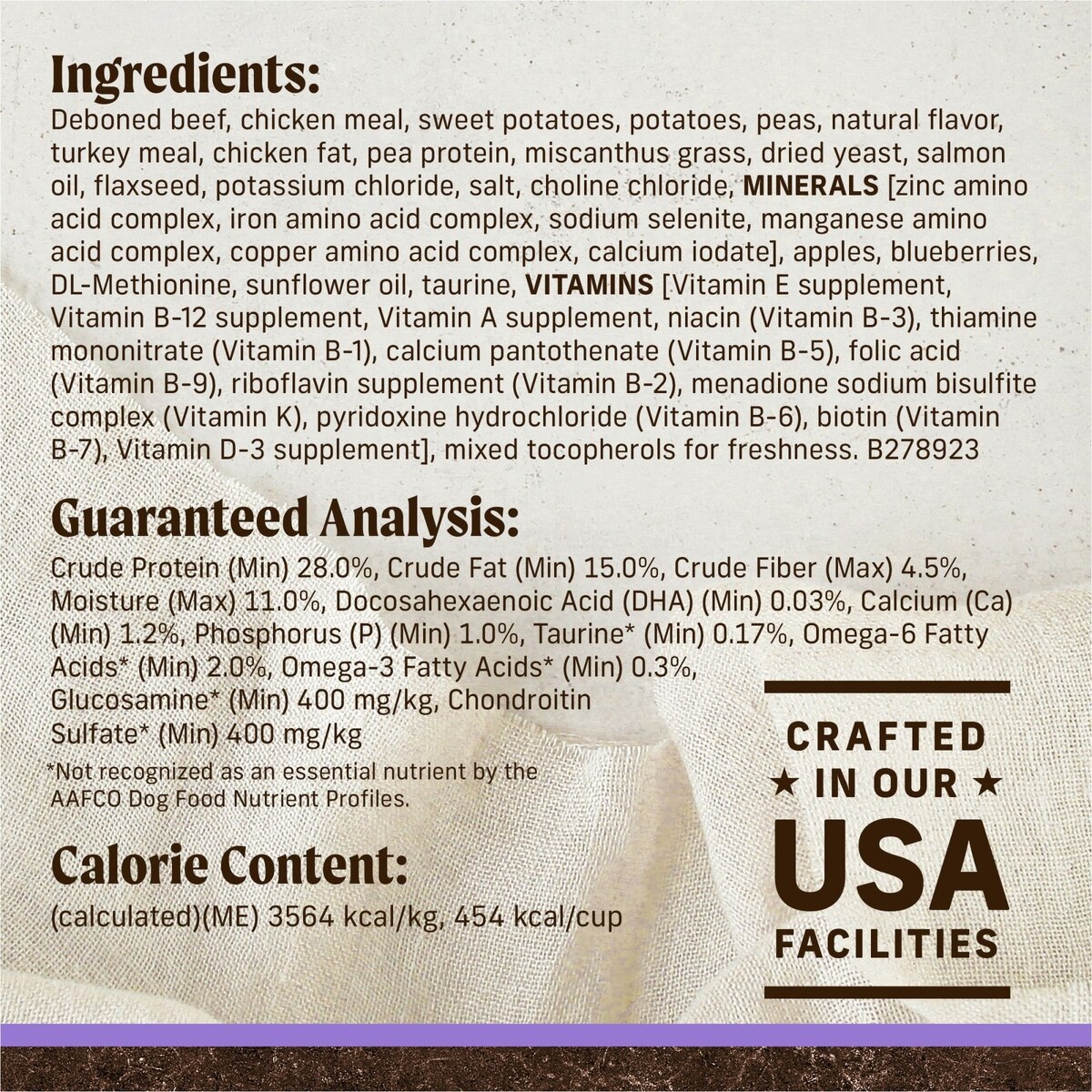 MERRICK Grain-Free Dry Puppy Food Real Beef Sweet Potato Recipe