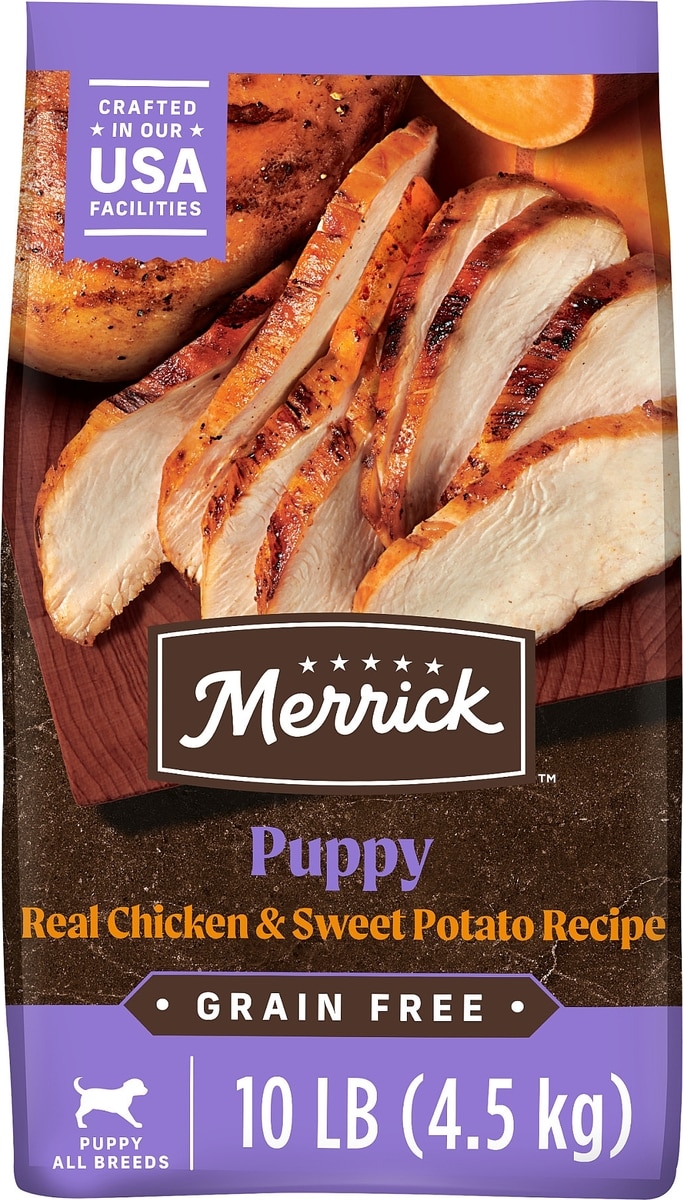 Merrick Grain-Free Puppy Chicken Sweet Potato Recipe Dry Dog