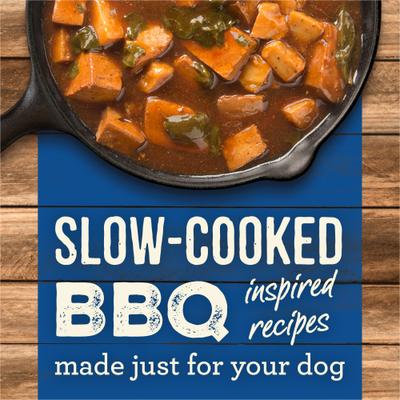 Show full view: Merrick Grain-Free Wet Dog Food Slow-Cooked BBQ Memphis Style with Glazed Chicken, 12.7-oz can, case of 12 slide 4 of 12