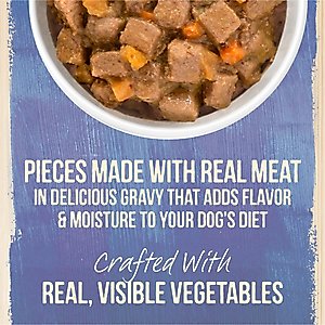 Merrick Grain-Free Wet Puppy Food Puppy Plate Beef Recipe, 12.7-oz can, case of 12