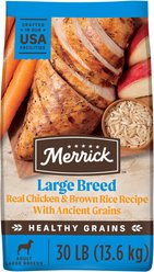 Merrick Healthy Grains Large Breed Recipe Dry Dog Food, 30-lb bag