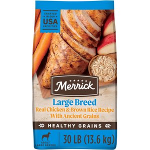 Merrick Healthy Grains Large Breed Recipe Dry Dog Food, 30-lb bag