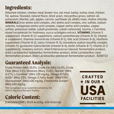 Show full view: Merrick Healthy Grains Large Breed Recipe Dry Dog Food, 30-lb bag slide 7 of 13