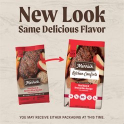 Merrick Kitchen Comforts Real Deboned Beef & Brown Rice with Ancient Grains Premium Adult Dry Dog Food, 33-lb bag slide 2 of 7
