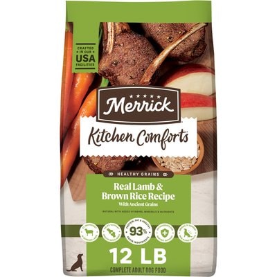 Merrick Merrick Classic Real Lamb + Peas with Ancient Grains Dog Food, 12-lb