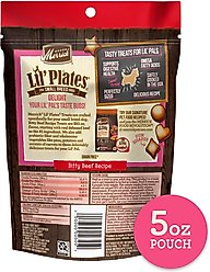 Merrick Lil' Plates Bitty Beef Recipe Grain-Free Dog Treats, 5-oz bag slide 2 of 9
