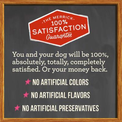 Show full view: Merrick Lil' Plates Lil' Chunky Chicken Recipe Grain-Free Dog Treats, 6-oz bag slide 8 of 13