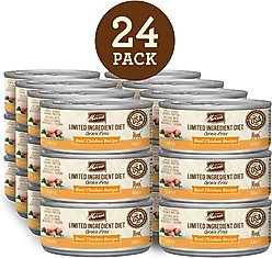Merrick Limited Ingredient Diet Grain-Free Real Chicken Pate Recipe Canned Cat Food, 2.75-oz, case of 24 slide 2 of 9