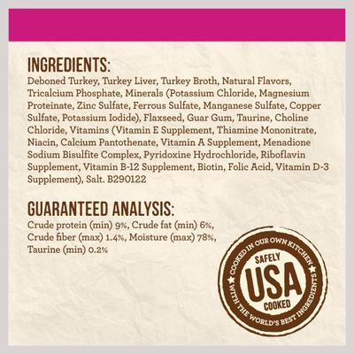 Show full view: Merrick Limited Ingredient Diet Grain-Free Real Turkey Pate Recipe Canned Cat Food, 5-oz, case of 24 slide 6 of 13