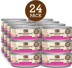 Merrick Limited Ingredient Diet Grain-Free Turkey Canned Cat Food, 2.75-oz, case of 24 slide 2 of 9