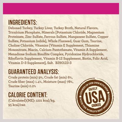 Show full view: Merrick Limited Ingredient Diet Grain-Free Turkey Canned Cat Food, 2.75-oz, case of 24 slide 6 of 13