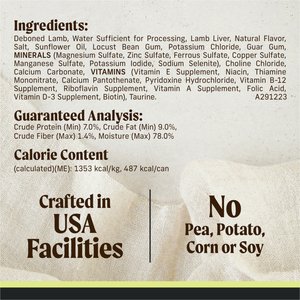 Merrick Limited Ingredient Diet Grain-Free Wet Dog Food Real Lamb Recipe, 12.7-oz can, case of 12