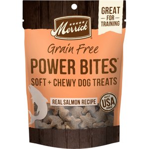 Merrick Power Bites Real Texas Beef Recipe Grain-Free Soft & Chewy Dog Treats, 6-oz bag