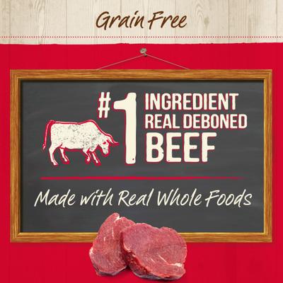 Show full view: Merrick Purrfect Bistro Beef Pate Grain-Free Canned Cat Food, 3-oz, case of 24 slide 6 of 13