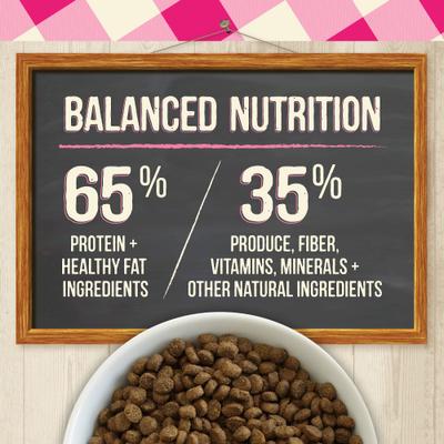 Show full view: Merrick Purrfect Bistro Complete Care Grain- Free Sensitive Stomach Recipe Dry Cat Food, 12-lb bag slide 9 of 13