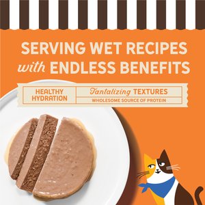 Merrick Purrfect Bistro Grain-Free Chicken Pate Canned Cat Food, 3-oz, case of 24