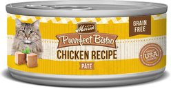 Merrick Purrfect Bistro Grain-Free Chicken Pate Canned Cat Food, 5.5-oz, case of 24