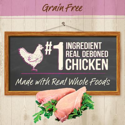 Show full view: Merrick Purrfect Bistro Grain-Free Healthy Kitten Recipe Dry Cat Food, 4-lb bag slide 5 of 13