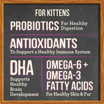 Show full view: Merrick Purrfect Bistro Grain-Free Healthy Kitten Recipe Dry Cat Food, 4-lb bag slide 8 of 13