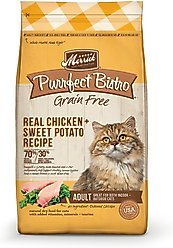 Merrick Purrfect Bistro Grain-Free Real Chicken + Sweet Potato Recipe Adult Dry Cat Food, 7-lb bag