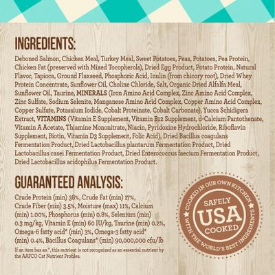 Show full view: Merrick Purrfect Bistro Grain-Free Real Salmon + Sweet Potato Recipe Adult Dry Cat Food, 12-lb bag slide 6 of 13