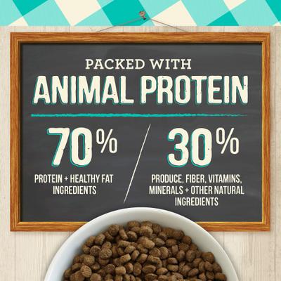 Show full view: Merrick Purrfect Bistro Grain-Free Real Salmon + Sweet Potato Recipe Adult Dry Cat Food, 24-lb bundle  slide 9 of 13