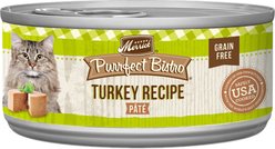 Merrick Purrfect Bistro Grain-Free Turkey Pate Canned Cat Food, 3-oz, case of 24