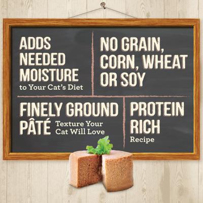 Show full view: Merrick Purrfect Bistro Grain-Free Wet Cat Food Duck Recipe Pate, 5.5-oz can, case of 24 slide 8 of 13