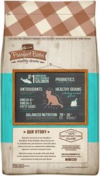 Merrick Purrfect Bistro Healthy Grains Real Salmon + Brown Rice Recipe Adult Dry Cat Food, 12-lb bag slide 2 of 9