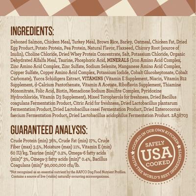 Show full view: Merrick Purrfect Bistro Healthy Grains Real Salmon + Brown Rice Recipe Adult Dry Cat Food, 4-lb bag slide 6 of 13