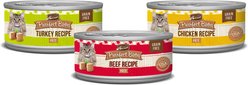 Merrick Purrfect Bistro Turkey, Beef & Chicken Recipe Variety Pack Grain-Free Pate Canned Cat Food, 3-oz, case of 24 slide 1 of 9