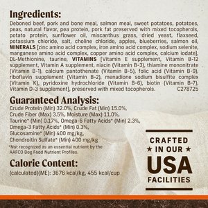 Merrick Real Beef + Sweet Potato Recipe Grain-Free Chicken-Free Adult Dry Dog Food, 22-lb bag